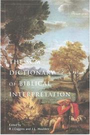 Cover of: The SCM Dictionary of Biblical Interpretation by 