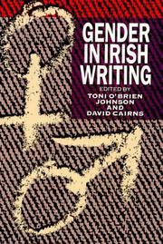 GENDER IN IRISH WRITING SUB CL ED (Gender in Writing Series) by Obrien Joh