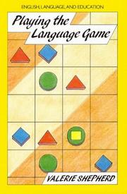 Cover of: Playing the language game by Valerie Shepherd