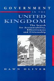 Cover of: Government in the United Kingdom: the search for accountability, effectiveness, and citizenship