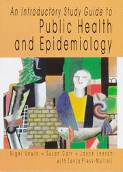 Cover of: An introductory study guide to public health and epidemiology