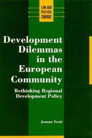 Cover of: DEVELOP DILEMMAS EUROP COMMUN PB (Law and Political Change)