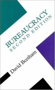 Cover of: Bureaucracy (Concepts in the Social Sciences)