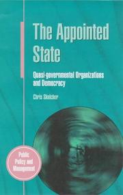 Cover of: The appointed state: quasi-governmental organizations and democracy