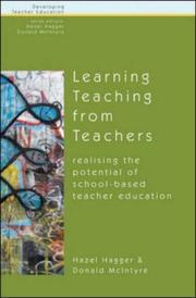 Learning Teaching from Teachers (Developing Teacher Education) by Hazel Hagger