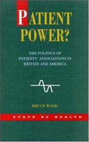 Cover of: Patient Power?