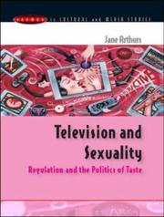 Television and Sexuality (Issues in Cultural and Media Studies) by Jane Arthurs