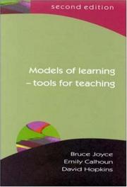 Cover of: Models of learning: tools for teaching