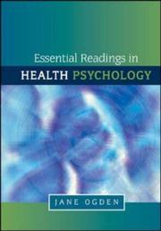 Cover of: Essential Readings in Health Psychology by Jane Ogden