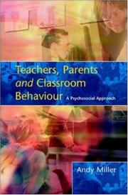 Cover of Teachers, Parents and Classroom Behaviour