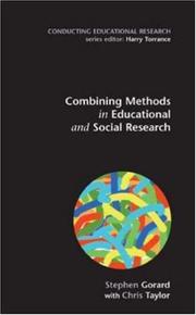 Cover of: Combining Methods in Educational Research (Conducting Educational Research)