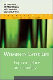 Cover of: Women in Later Life