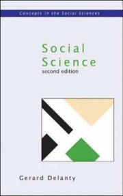 Cover of: Social Science (Concepts in the Social Sciences) by Gerard Delanty