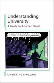 Cover of: Understanding University by Christine Sinclair