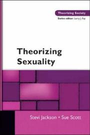 Cover of: Theorising Sexuality
