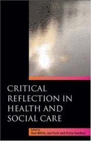 Cover of: Critical Reflection in Health and Social Care