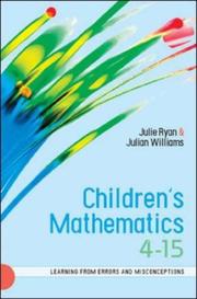 Cover of: Childrens Mathematics 4-15 by Julie Ryan, Julian Williams