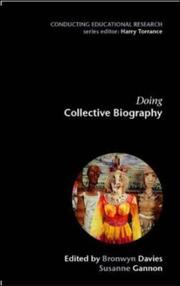 Cover of: Doing Collective Biography (Conducting Educational Research)