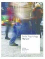 Cover of: Social Psychology Matters