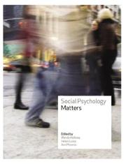 Cover of: Social Psychology Matters by Wendy Hollway, Helen Lucey, Ann Phoenix