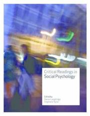 Cover of: Critical Readings in Social Psychology by Darren Langdridge, Stephanie Taylor