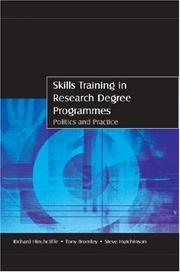 Cover of: Skills Training in Research Degree Programmes | Richard Hinchcliffe