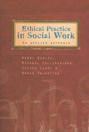 Cover of: Ethical Practice in Social Work