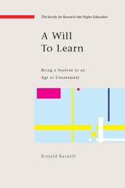 Cover of: A Will to Learn