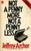 Cover of: Not a Penny More, Not a Penny Less (Coronet Books)