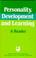 Cover of: Personality, development, and learning
