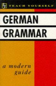 Cover of: German Grammar (Teach Yourself) by N. Paxton