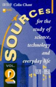 Cover of: Sources for the Study of Science, Technology and Everyday Life by 