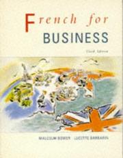 Cover of: French for Business