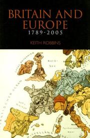 Cover of: Britain & Europe 1789-2005 (Britain and Europe)