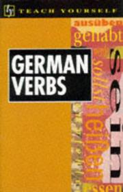 Cover of: German Verbs (Teach Yourself) by Silvia Robertson, Paul Coggle