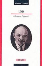 Cover of: Lenin (Personalities & Powers)