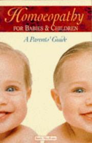 Cover of: Homoeopathy for Babies and Children
