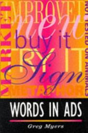 Words in ads by Greg Myers