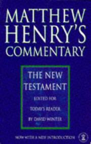 Cover of: Matthew Henrys New Testament Commentary