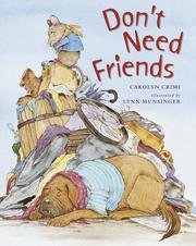 Cover of: Don't need friends by Carolyn Crimi
