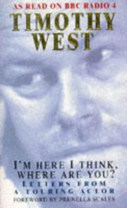 Cover of I Think I'm Here - Where Are You?