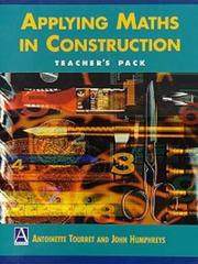 Cover of: Applying maths in construction by Antoinette Tourret