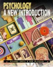 Cover of: Psychology: A New Introduction