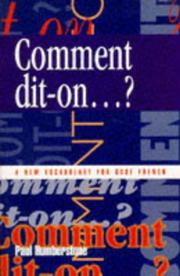 Cover of: Comment Dit-on...? (GCSE Vocabulary)