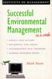 Cover of: Successful Environmental Management in a Week (Successful Business in a Week)