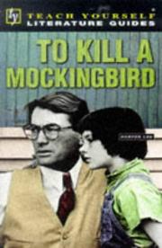 Cover of: "To Kill a Mockingbird"