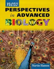 Cover of: New Perspectives in Advanced Biology