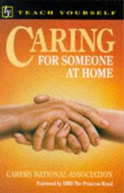 Caring for someone at home by Gail Elkington, Jill Harrison