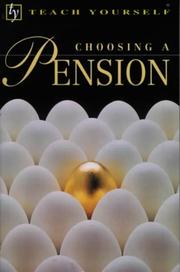 Cover of: Choosing a Pension by Leo Gough
