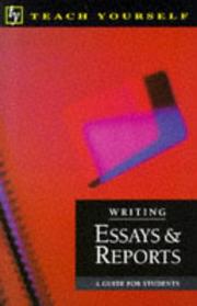 Cover of: Writing Essays and Reports (Writing) by Paul Oliver